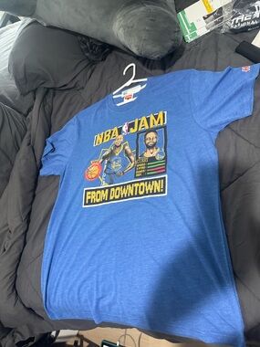 NBA Blue 'NBA Jam From Downtown' Graphic T-Shirt